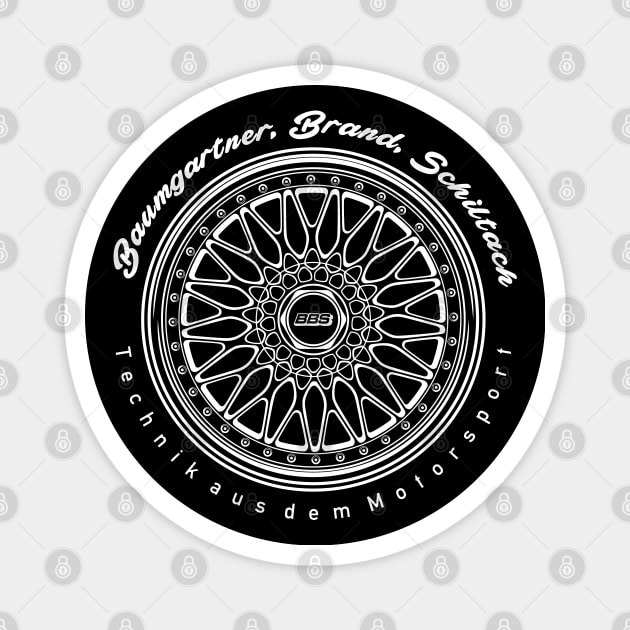 BBS Classic Wheels Rims Magnet by idrdesign